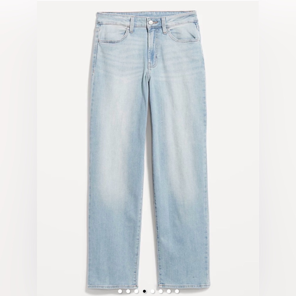 Old Navy woman’s wow loose fit Light Blue Jeans
